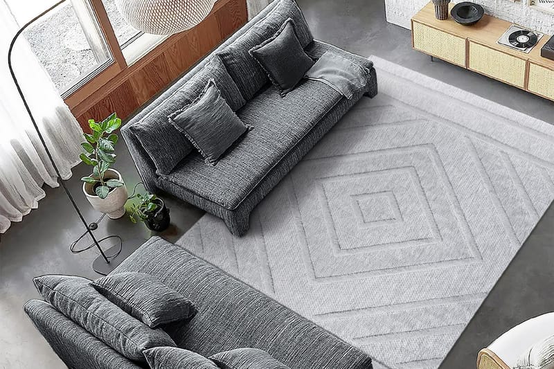 Uvudhulash Wiltonmatta 160x230 cm Rektangulär - Grå - Textil & mattor - Mattor - Modern matta - Friezematta