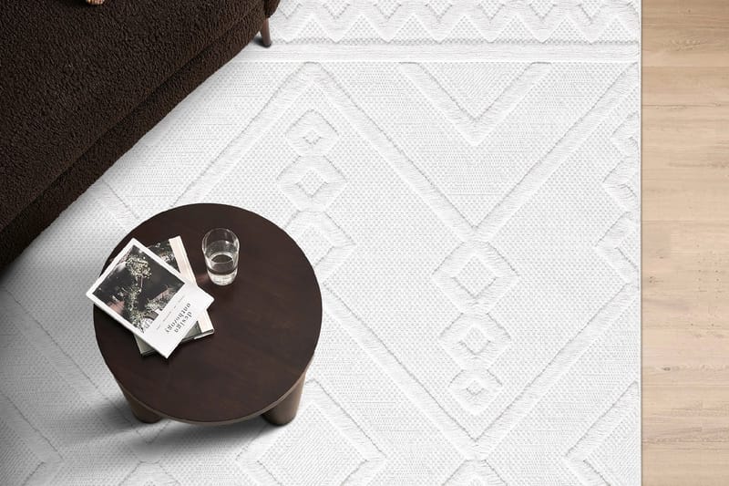 Uvudhulash Wiltonmatta 80x150 cm Rektangulär - Vit - Textil & mattor - Mattor - Modern matta - Wiltonmattor