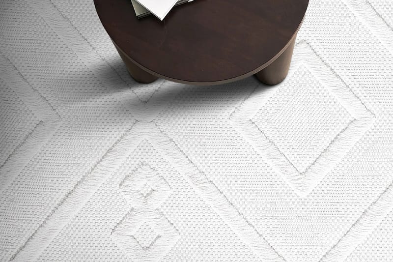 Uvudhulash Wiltonmatta 80x150 cm Rektangulär - Vit - Textil & mattor - Mattor - Modern matta - Wiltonmattor