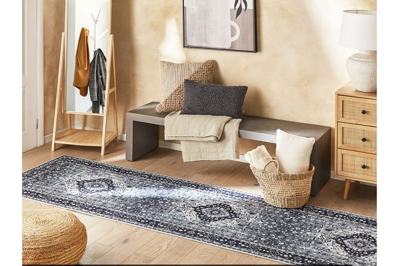 Vadkadam Ryamatta 80x300 cm - Grå - Textil & mattor - Mattor - Modern matta - Gångmattor