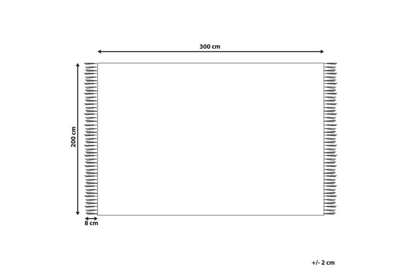 Vanashen Ullmatta 200x300 cm - Röd - Textil & mattor - Mattor - Modern matta - Ullmatta