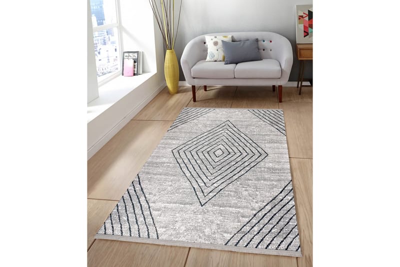 Vante Gångmatta 100x400 cm Rektangulär - Flerfärgad - Textil & mattor - Mattor - Modern matta - Gångmattor