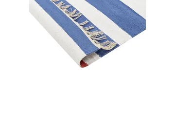 Varser Bomullsmatta 200x300 cm - Blå - Textil & mattor - Mattor - Modern matta - Bomullsmatta