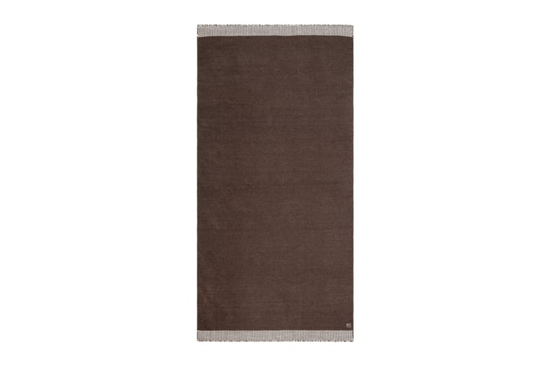 Vaxholm Ullmatta 75x150 cm Oval - Brun - Textil & mattor - Mattor - Modern matta - Ullmatta