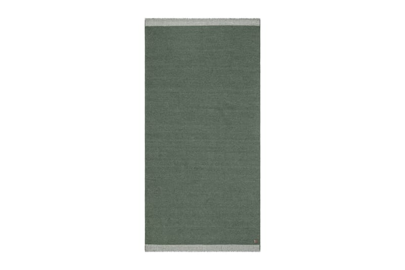 Vaxholm Ullmatta 75x230 cm Oval, Grön