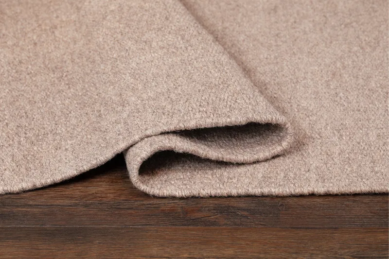 Vaxholm Ullmatta 75x230 cm Oval - Sand - Textil & mattor - Mattor - Modern matta - Ullmatta