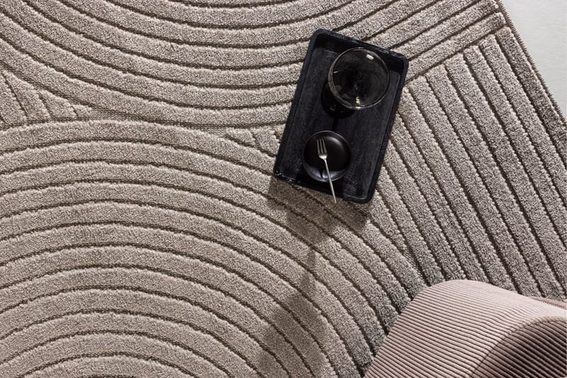 Vince Plastmatta 200x290 cm - Brun - Textil & mattor - Mattor - Modern matta - Viskosmatta & konstsilkesmatta