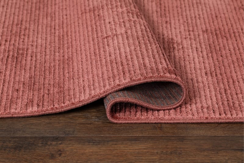 Amore Plain Viskosmatta Rektangulär 160x230 cm - Dusty Rose - Viskosmatta & konstsilkesmatta