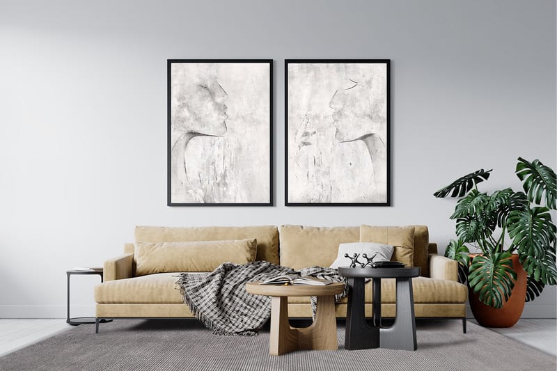 Amore Plain Viskosmatta Rektangulär 160x230 cm - Grå - Textil & mattor - Mattor - Modern matta - Viskosmatta & konstsilkesmatta