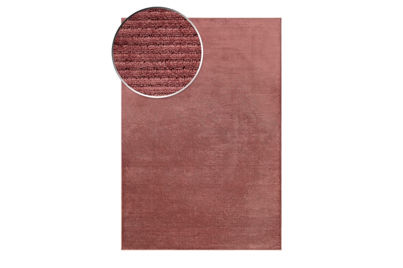 Amore Plain Viskosmatta Rektangulär 200x290 cm - Dusty Rose - Viskosmatta & konstsilkesmatta