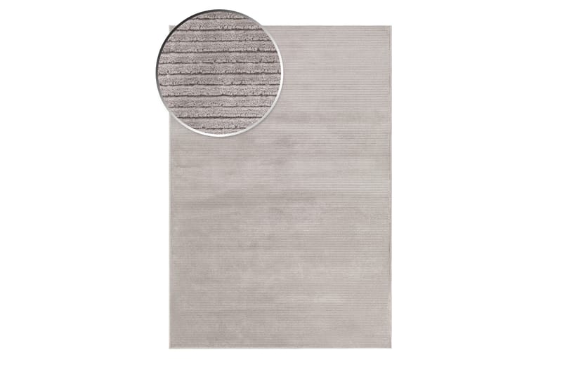 Amore Plain Viskosmatta Rektangulär 200x290 cm - Silver - Viskosmatta & konstsilkesmatta
