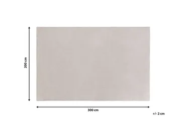 Brinckman Viskosmatta 200x300 cm - Ljusgrå - Textil & mattor - Mattor - Modern matta - Viskosmatta & konstsilkesmatta