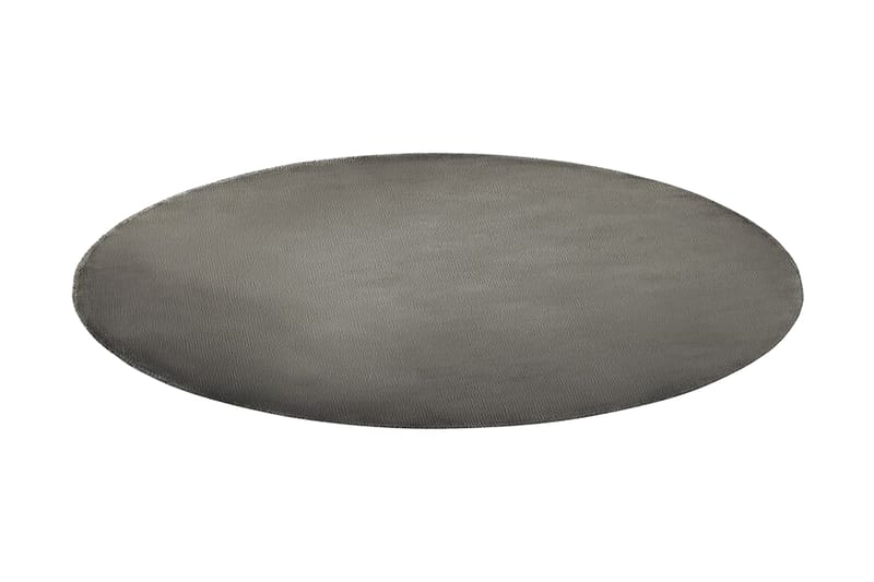 Brinckman Viskosmatta Rund 140 cm - Mörkgrå - Textil & mattor - Mattor - Modern matta - Viskosmatta & konstsilkesmatta