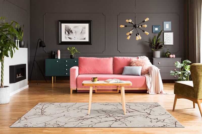 Creation Branch Wiltonmatta Rektangulär 160x230 cm - Natur - Textil & mattor - Mattor - Modern matta - Wiltonmattor