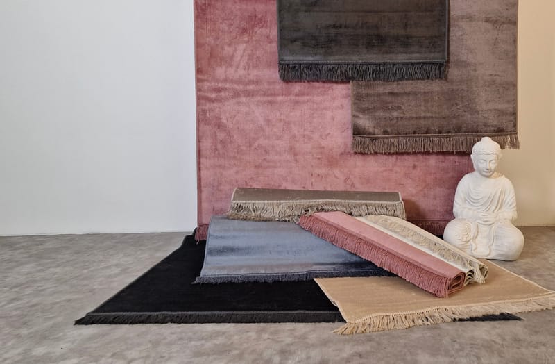 Granada Viskosmatta 80x150 - Taupe - Textil & mattor - Mattor - Modern matta - Viskosmatta & konstsilkesmatta