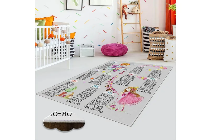 Homefesto Matta 100x200 cm - Multifärgad - Textil & mattor - Mattor - Modern matta - Viskosmatta & konstsilkesmatta