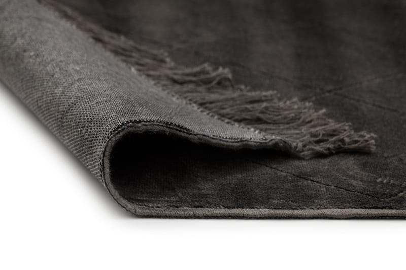 Loreraz Deluxe Matta 160x230 cm - Antracit - Textil & mattor - Mattor - Modern matta - Viskosmatta & konstsilkesmatta
