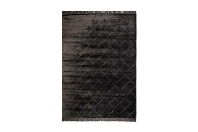 Loreraz Deluxe Matta 200x290 cm - Antracit - Textil & mattor - Mattor - Modern matta - Viskosmatta & konstsilkesmatta