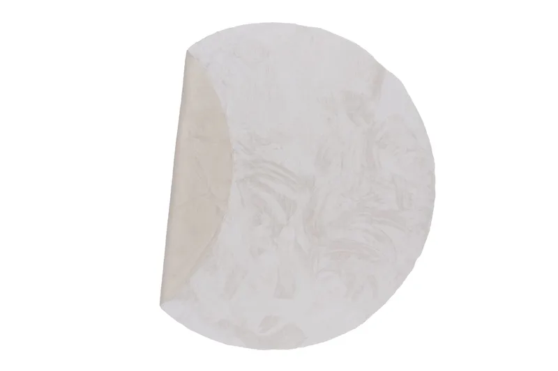 Nina Polyestermatta Rund 200 cm - Vit - Textil & mattor - Mattor - Modern matta - Viskosmatta & konstsilkesmatta