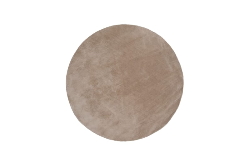 Undra Viskos-look Matta Rund 200 - Beige - Textil & mattor - Mattor - Modern matta - Viskosmatta & konstsilkesmatta