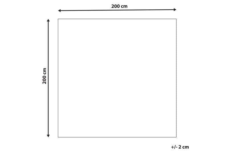 Vize Ullmatta 200x200 cm - Brun - Textil & mattor - Mattor - Modern matta - Ullmatta