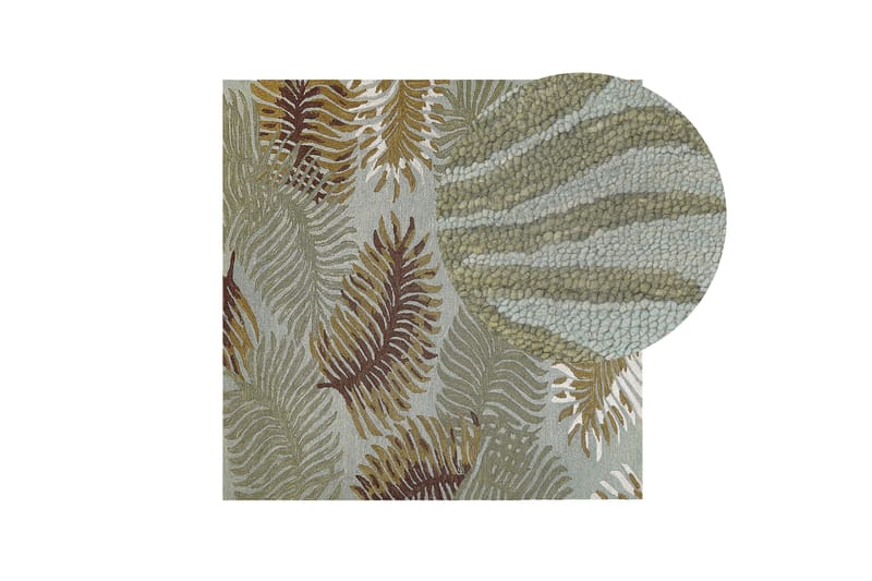 Vize Ullmatta 200x200 cm - Brun - Textil & mattor - Mattor - Modern matta - Ullmatta