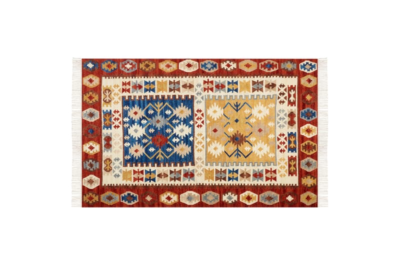 Voskehat Ullmatta 140x200 cm - Röd - Textil & mattor - Mattor - Modern matta - Gångmattor