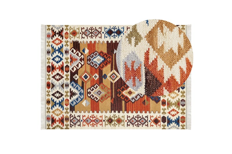 Vosketap Ullmatta 160x230 cm - Orange - Textil & mattor - Mattor - Modern matta - Ullmatta