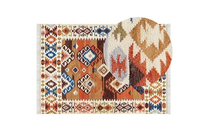 Vosketap Ullmatta 200x300 cm - Orange - Textil & mattor - Mattor - Modern matta - Ullmatta