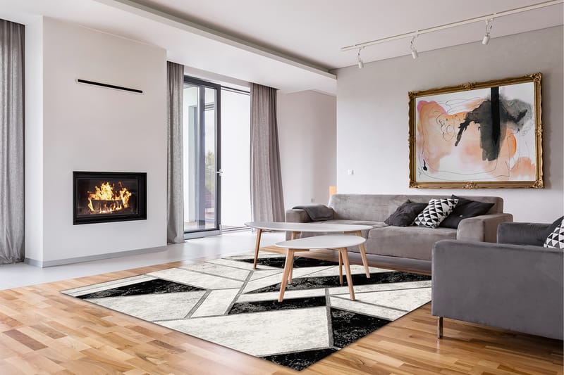 Diamond Spectra Matta 200x290 cm - Silver - Textil & mattor - Mattor - Modern matta - Wiltonmattor