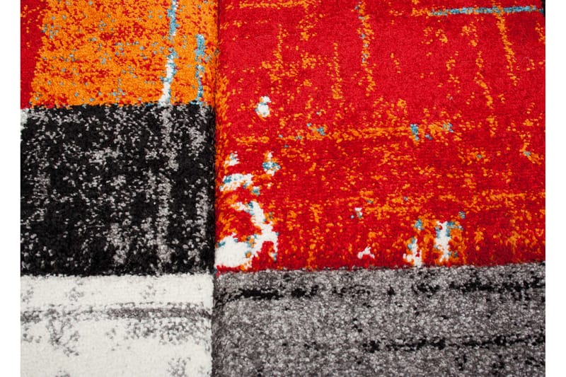 London Square Friezematta Rund 200 - Röd/Orange - Textil & mattor - Mattor - Modern matta - Wiltonmattor