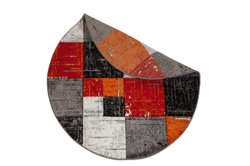 London Square Friezematta Rund 240 - Röd/Orange - Textil & mattor - Mattor - Modern matta - Wiltonmattor