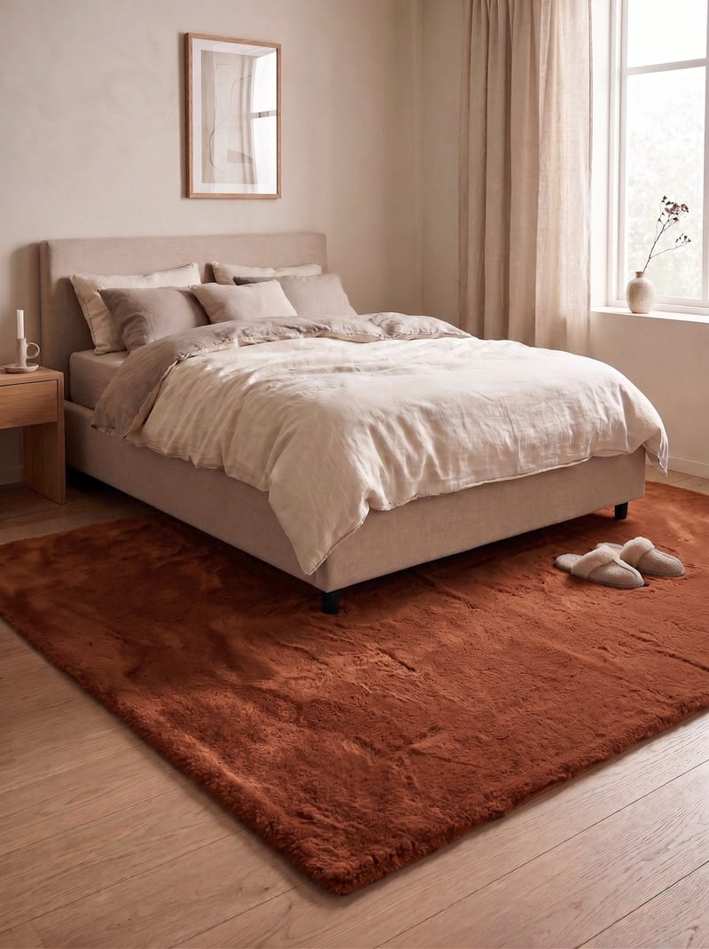 Maskinvävd Matta Heaven Deluxe 230x330 cm - Rost - Textil & mattor - Mattor - Modern matta - Wiltonmattor