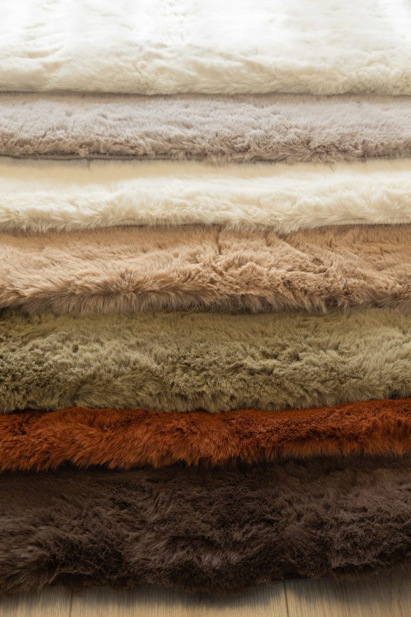Maskinvävd Matta Heaven Deluxe Kvadratisk 200x200 cm - Choklad - Textil & mattor - Mattor - Modern matta - Wiltonmattor