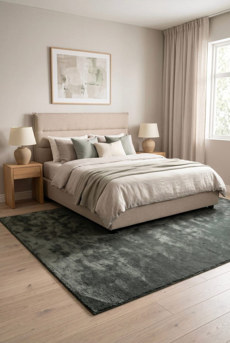 Maskinvävd Matta Tender 200x290 cm - Smaragdgrön - Textil & mattor - Mattor - Modern matta - Wiltonmattor