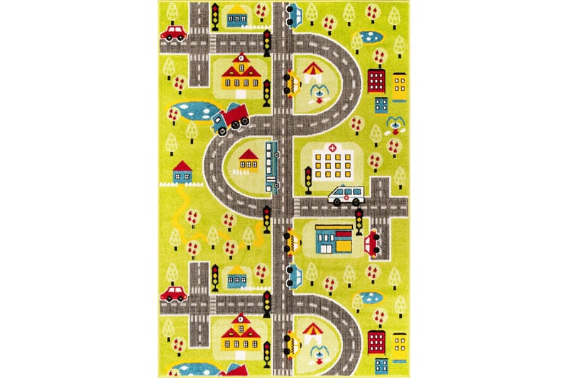 Noorpa Wiltonmatta 160x230 cm Rektangulär - Grön - Textil & mattor - Mattor - Modern matta - Wiltonmattor