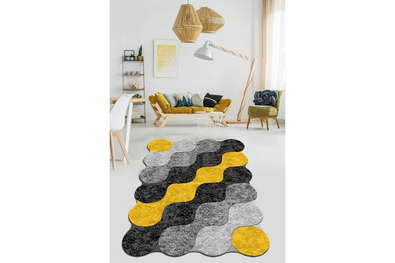 Noshad Gångmatta 80x100 cm Rektangulär - Flerf ärgad - Textil & mattor - Mattor - Modern matta - Wiltonmattor