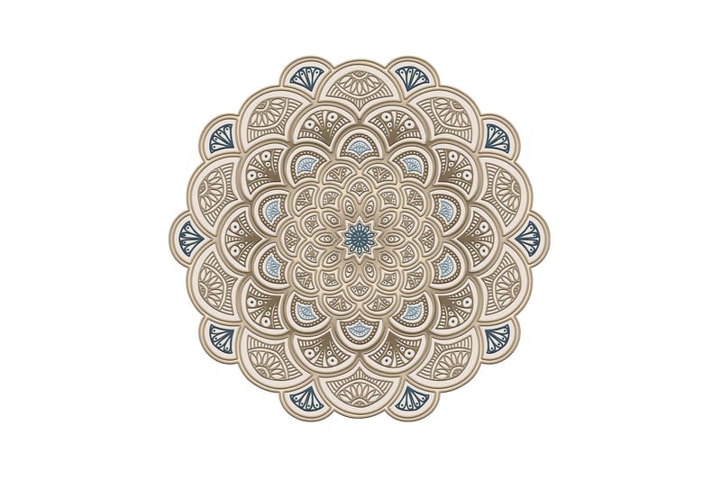Rafi Wiltonmatta 180x180 cm Rektangulär - Creme - Textil & mattor - Mattor - Dörrmatta & hallmatta
