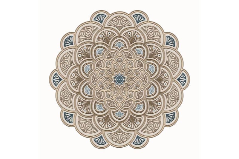 Rafi Wiltonmatta 180x180 cm Rektangulär - Creme - Textil & mattor - Mattor - Dörrmatta & hallmatta