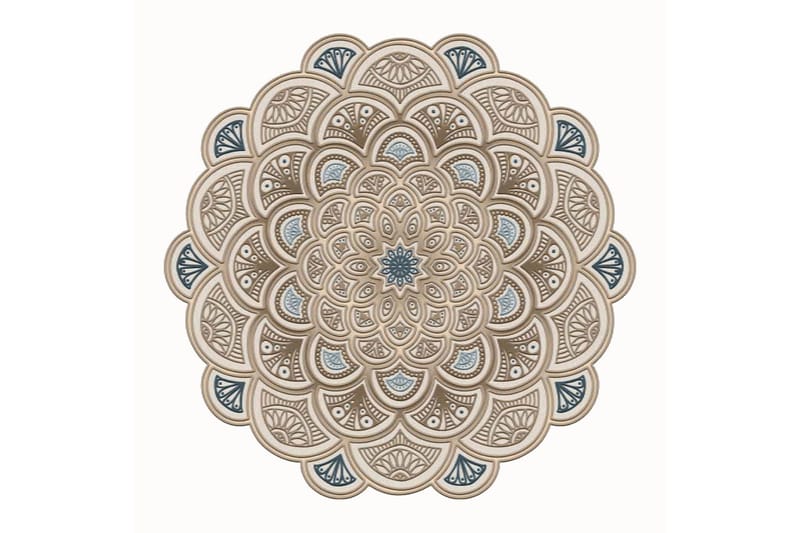 Rafi Wiltonmatta 180x180 cm Rektangulär - Creme - Textil & mattor - Mattor - Modern matta - Wiltonmattor