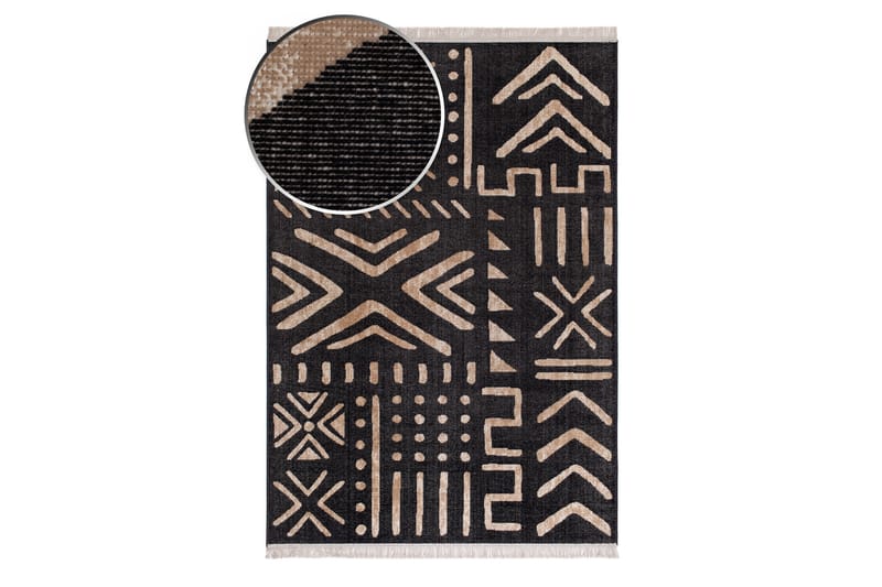 Tulum Inka Wiltonmatta 160x230 cm - Grafit - Textil & mattor - Mattor - Modern matta - Wiltonmattor