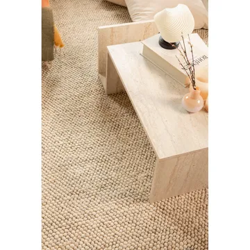 Wool carpet KM Home Bubble Sand 240x340 cm - Textil & mattor - Mattor - Modern matta - Ullmatta