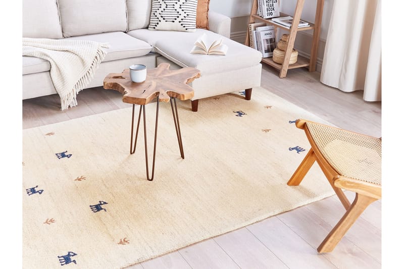 Yali Ryamatta 160x230 cm - Beige - Textil & mattor - Mattor - Modern matta - Ryamatta & luggmatta