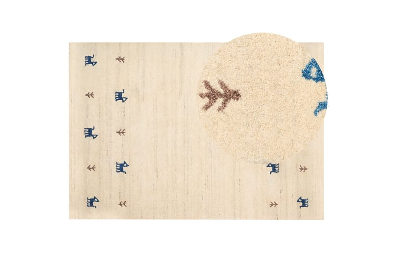 Yali Ryamatta 160x230 cm - Beige - Textil & mattor - Mattor - Modern matta - Ryamatta & luggmatta