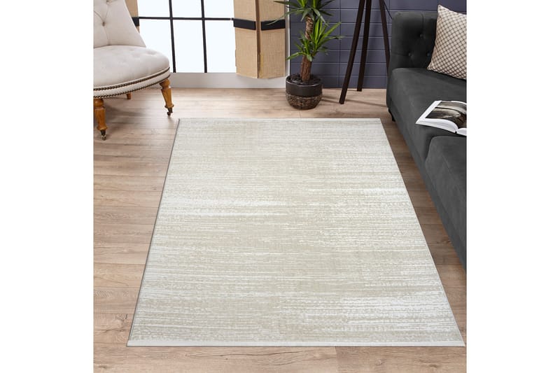 Yasemin Gångmatta 100x200 cm Rektangulär - Vit/Beige - Textil & mattor - Mattor - Modern matta - Gångmattor