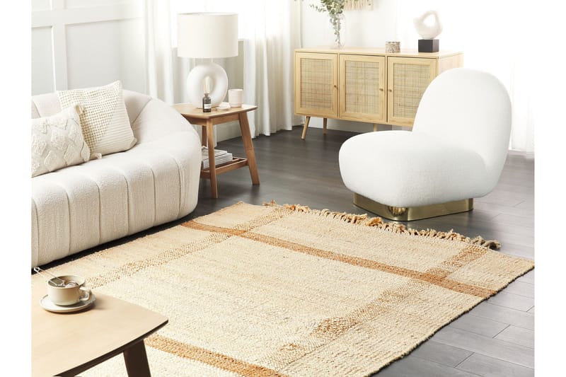 Yelmez Jutematta 140x200 cm - Beige - Textil & mattor - Mattor - Modern matta - Sisalmattor