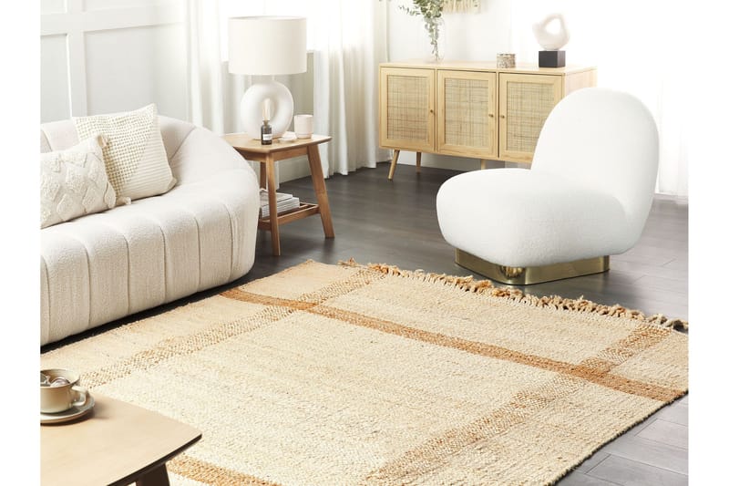 Yelmez Jutematta 160x230 cm - Beige - Textil & mattor - Mattor - Modern matta - Sisalmattor