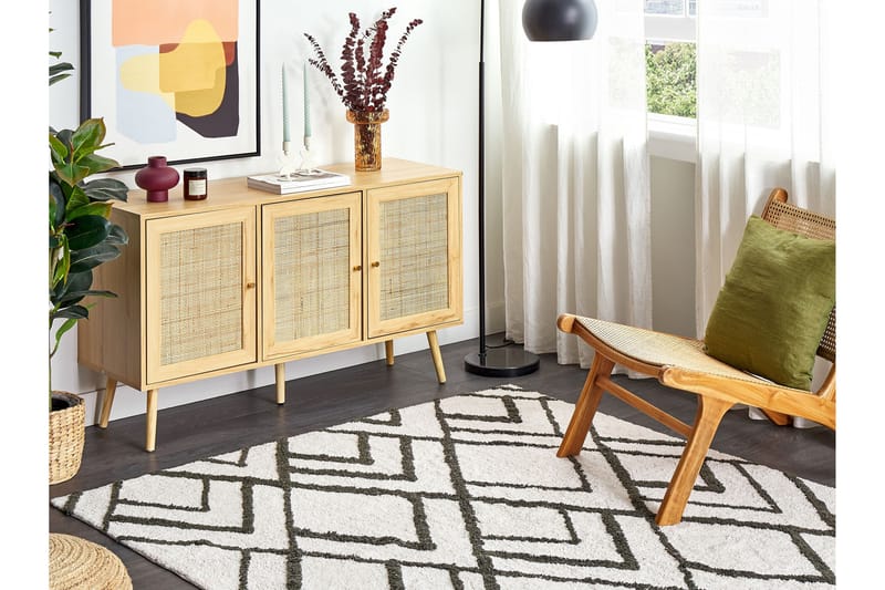 Yesilkoy Ryamatta 160x230 cm - Svart/Vit - Textil & mattor - Mattor - Modern matta - Ryamatta & luggmatta