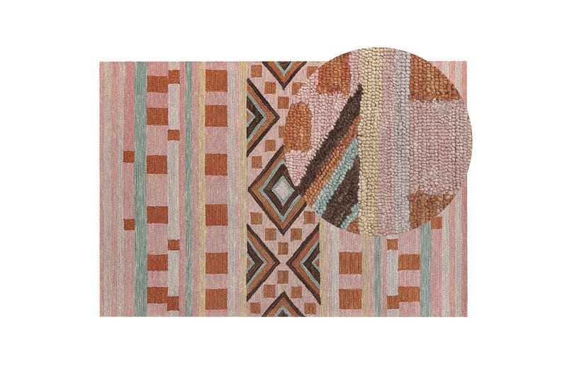 Yomra Ullmatta 160x230 cm - Brun - Textil & mattor - Mattor - Modern matta - Ullmatta