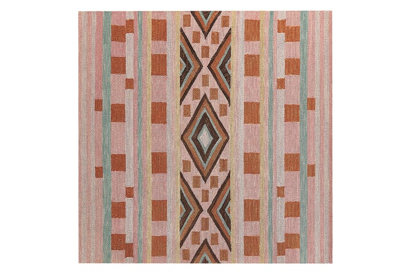 Yomra Ullmatta 200x200 cm Kvadratisk, Brun